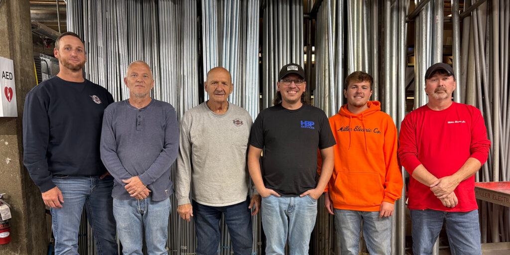 Miller Electric warehouse crew