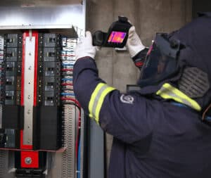 Miller Electric performing safety maintenance